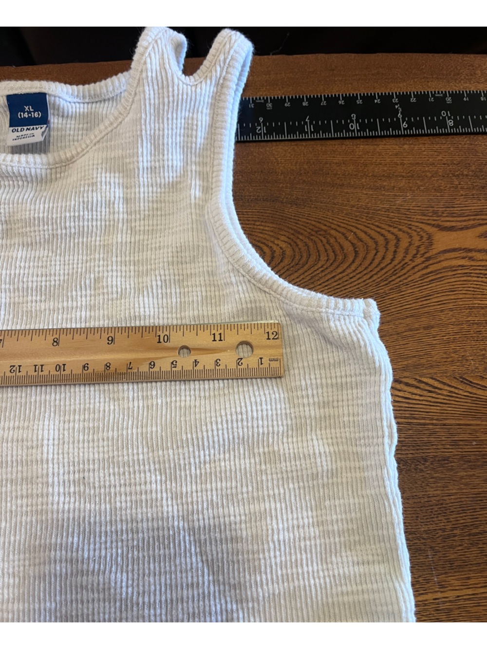 Old Navy Ribbed Cream Tank - Picture 3 of 5